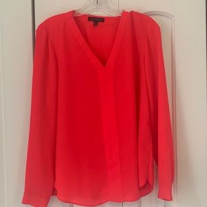 LAST CHANCE - Neon pink Banana Republic blouse, size small